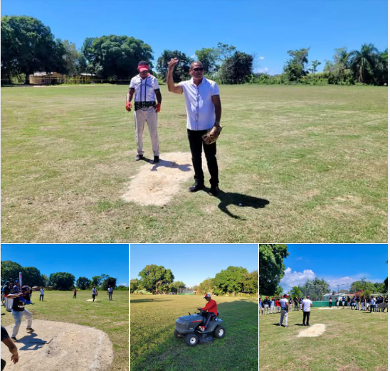 AYUNTAMIENTO ENTREGA NUEVO BACKSTOP EN LA YEGUADA CON EMOTIVA COPA DE SOFTBOL