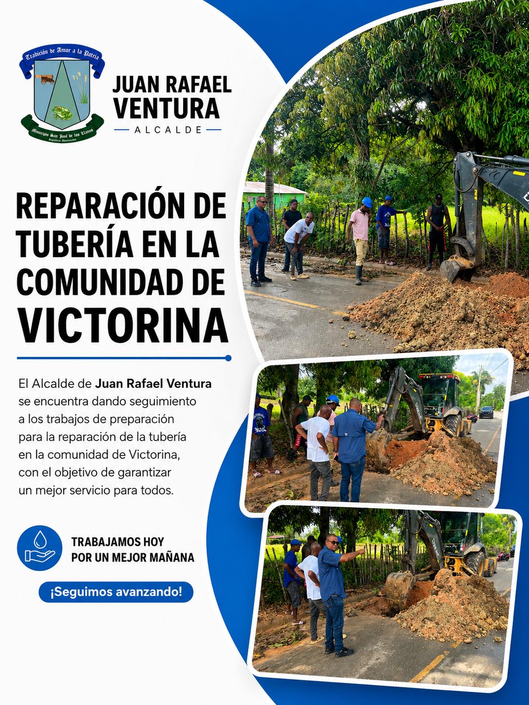 REPARACIÓN DE TUBERÍA EN LA COMUNIDAD DE VICTORINA