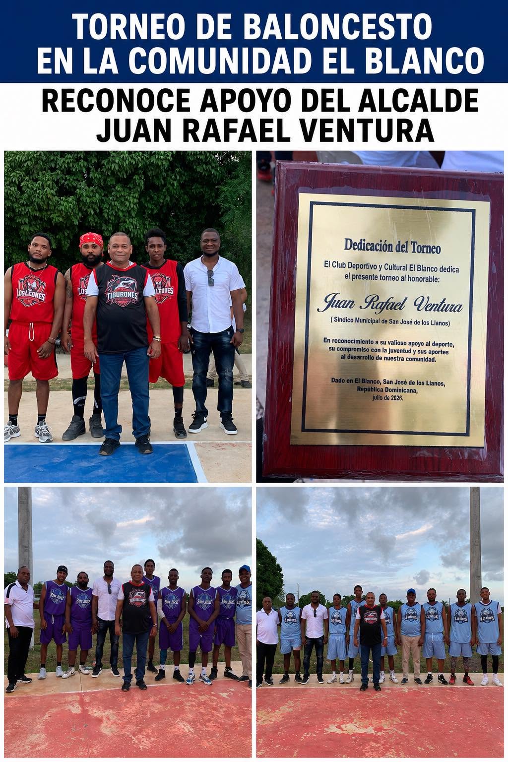 TORNEO DE BALOCESTO EN LA COMUNIDAD EL BLANCO